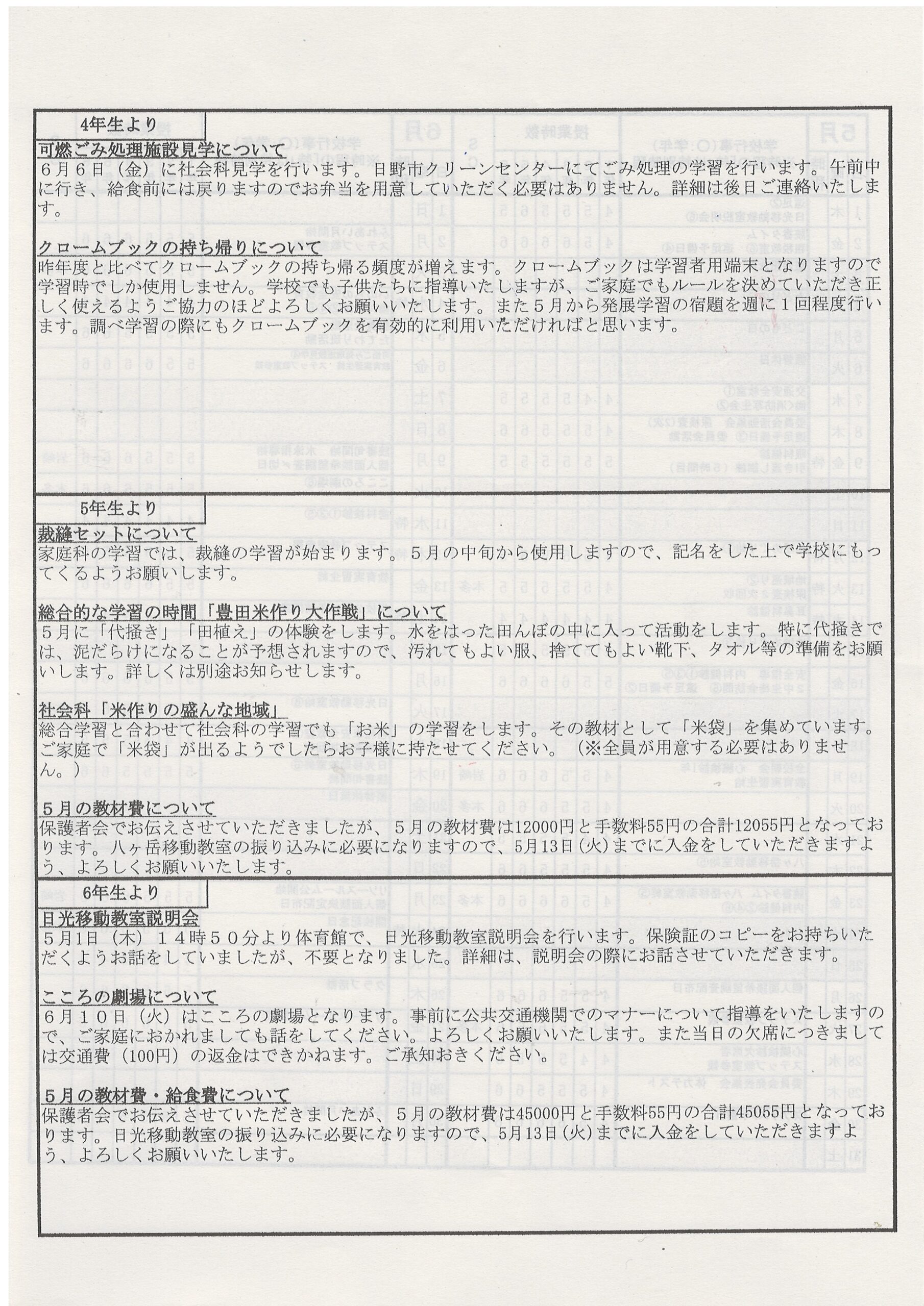 豊田小いなほ5月３