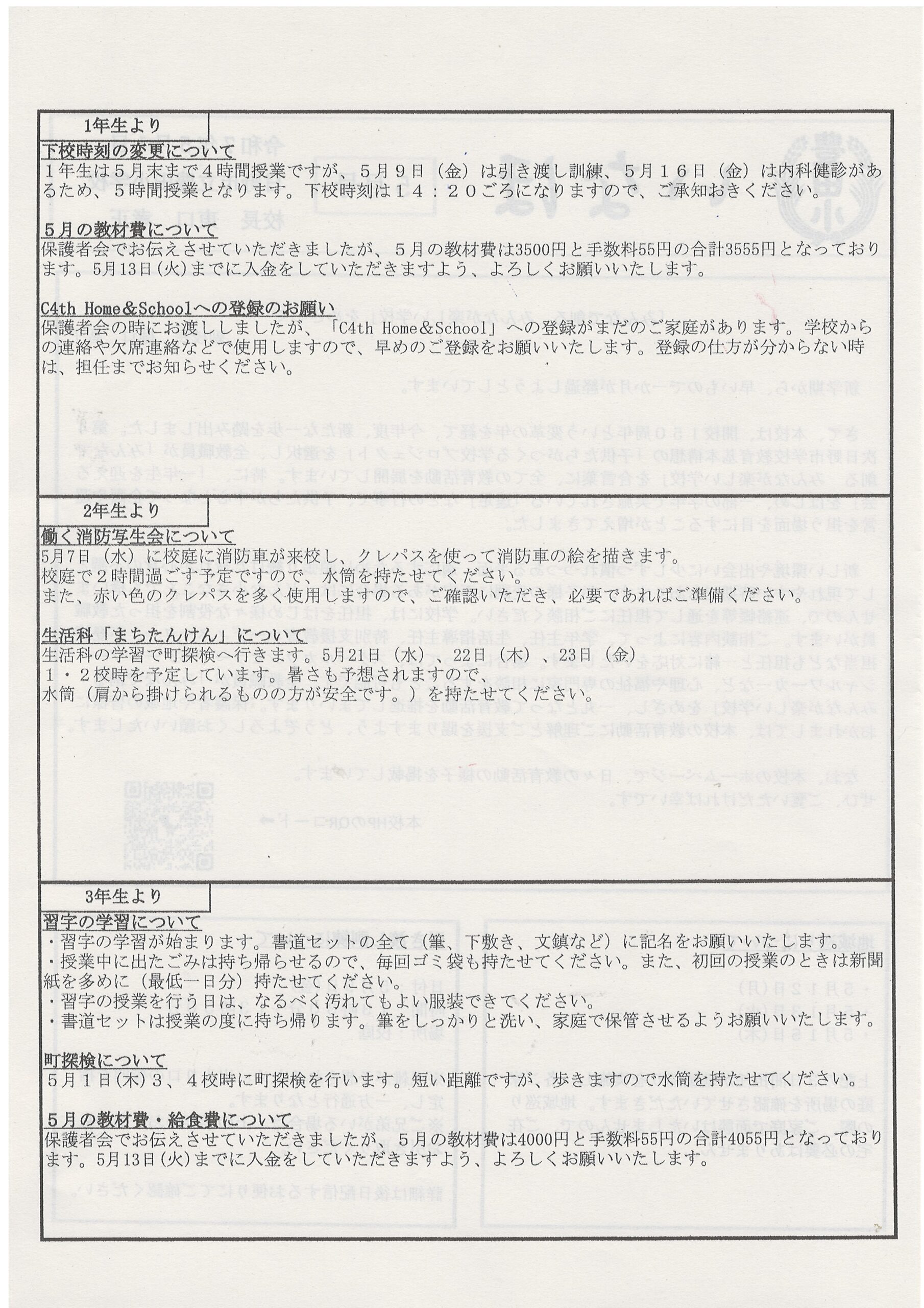 豊田小いなほ５月２